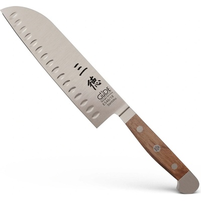 Güde Solingen nôž Santoku ALPHA OAK 18 cm hnedý