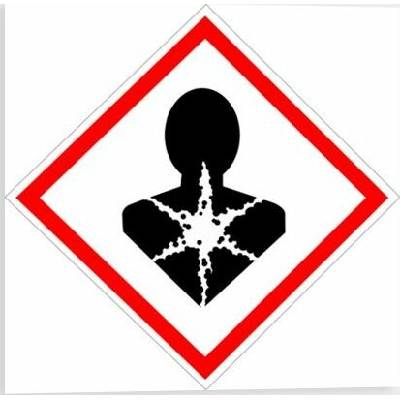 Traiva s.r.o NEBEZPEČNÉ PRO ZDRAVÍ - Symbol CLP (GHS) 08 Verze: Samolepka 26 x 26 mm tl. 0.1 mm - arch 77 ks - Kód: 04532