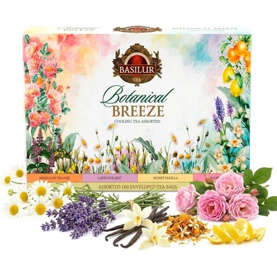 BASILUR Botanical Breeze Cooling Teas Assorted papír 100 ks