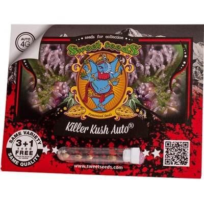 Sweet Seeds Killer Kush AUTO semienka neobsahujú THC 5 ks