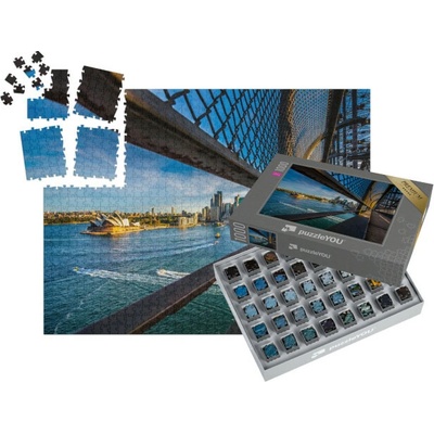 SMART SORTED® Opera na chodníku u přístavního mostu Sydney Austrálie 1000 dílků