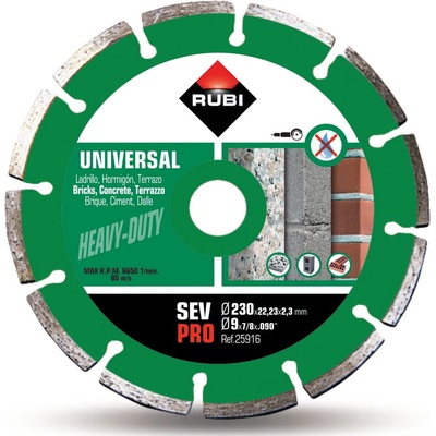 Rubi Diamantový kotúč 230 mm 25916