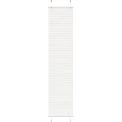VidaXL Roleta plisé 40 x 200 cm bílá