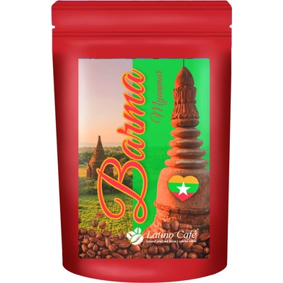 Latino Café ® Káva Myanmar Barma čerstvě pražená 100% arabica zrnková 0,5 kg