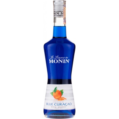 Monin La Liqueur Blue Curaçao 20% 0,7 l (holá láhev)