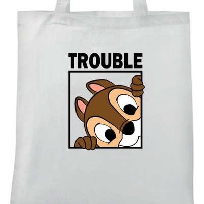 Plátěná taška Trouble