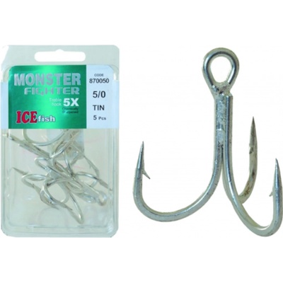 ICE fish Trojháček TIN Monster Fighter 5X vel.3 6 ks