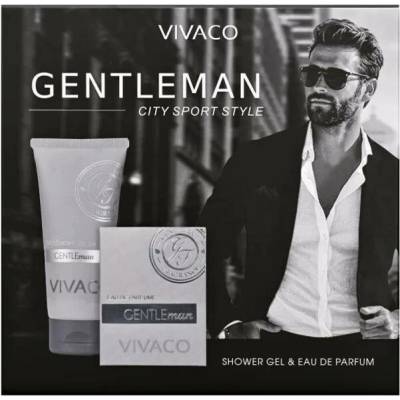 VIVACO MAN2206 darčeková kazeta pánskej kozmetiky GENTLEMAN SILVER