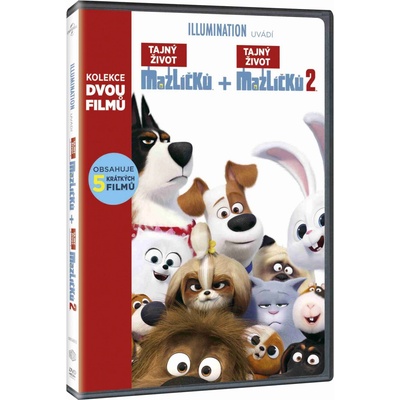 Tajný život mazlíčků kolekce 1.+2. DVD