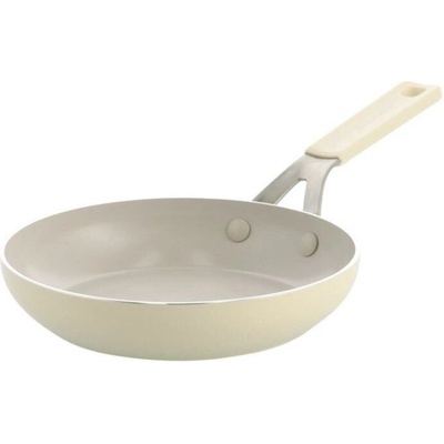 KitchenAid pánev WOK s keramickým nepřilnavým povrchem 28 cm, mandlová CC010383-001
