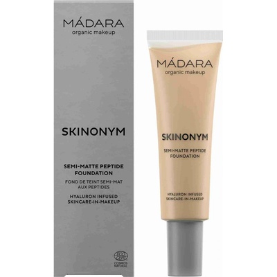 Mádara Polomatný make-up s peptidmi Skinonym Semi-Matte Peptide Foundation True Beige 30 ml