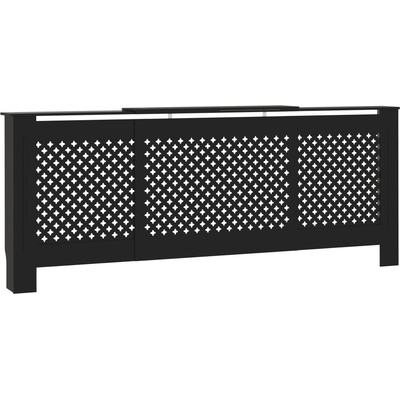 Kryt na radiátor MDF deska 2 x 2 cm černý