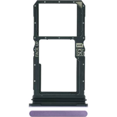Šuplík na SIM kartu Motorola Moto G Stylus (XT2619 / 2026) - Genuine OEM - levandulově mlhavý MOT1678