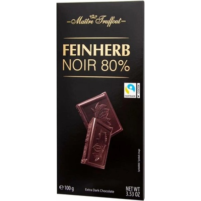 Maitre Truffout Premium Extra hořká 80% 100 g