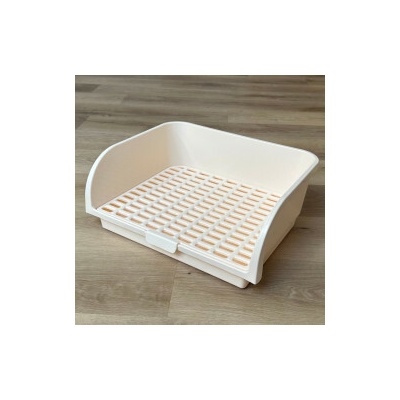 Aniland Velká toaleta s roštem pro králíky béžová JUMBO 42x35 cm – Hledejceny.cz