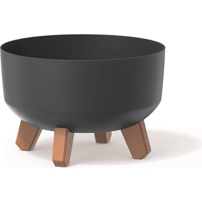 Prosperplast Květináč GRACIA LOW 23,5 cm antracit – Hledejceny.cz