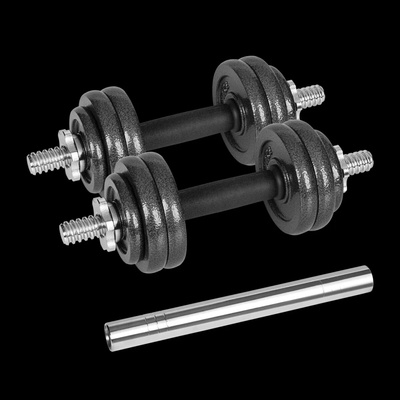 REBEL ACTIVE RBA-2327-15 Činky litinové nastavitelné 15 kg