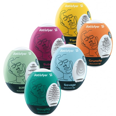 Satisfyer Masturbator Egg 6-Piece Set Assorted