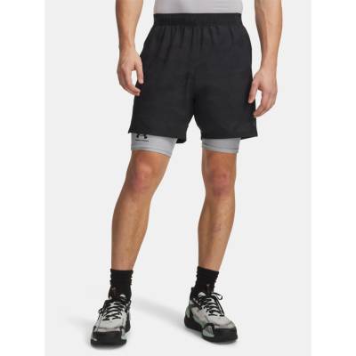 Under Armour Pánské kraťasy UA Vanish Woven 2.0 6in Prnt Černá