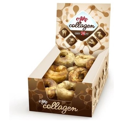 COBBYS PET AIKO Collagen Šiška L kačica a hovädzie 8,5 cm 72-78 g