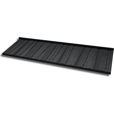 Blachotrapez Jánošík 0,5 x 1222 x 380 mm Pladur Relief Textured Wood TK čierna 1 ks