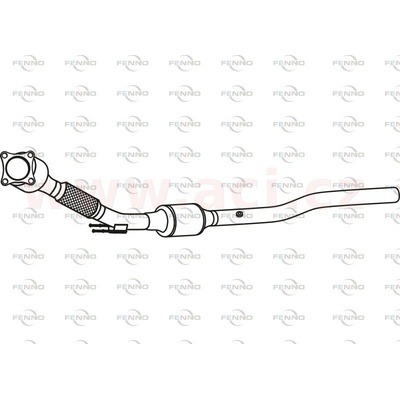 Katalyzátor FENNOsteel Euro 5 (keramická vložka) ACI V P8170CAT