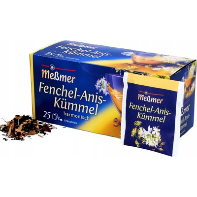 Messmer Bylinkový čaj Aníz Rasca Fenikel 50 g 25 kusov