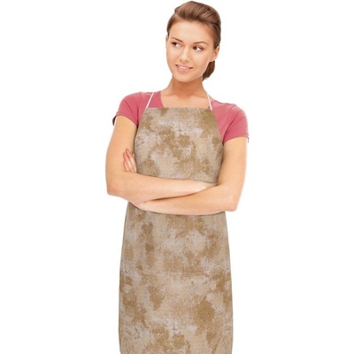 Bellatex Kuchyňská zástěra Adéla zástěra 67x84 cm Hadí kůže hnědá