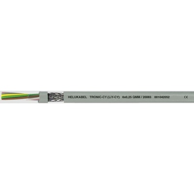 Helu 16034-1000 dátový LiYCY 12 x 0.75 mm² sivá 1000 m