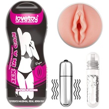 LoveToy Sex In a Can Vibrating Vagina Lotus