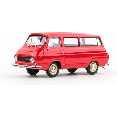 Abrex Škoda 1203 mikrobus 1974 červená 143ABS 705BK 1:43