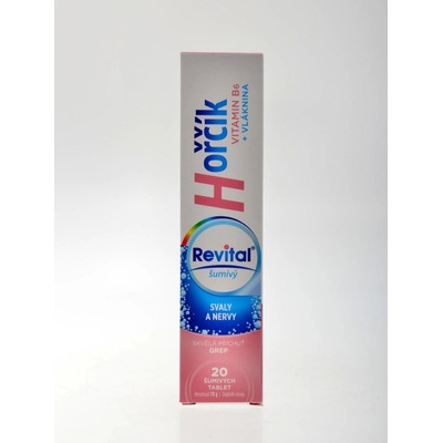 Vitar Revital horčík + B6 šumivé 20 tablet