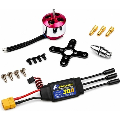 Střídavé Combo MM2212C -1400kv DW Hobby + 30A ESC unašeč konektory – Hledejceny.cz