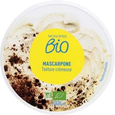 Monoprix Biologique BIO Mascarpone krémová textura 250 g