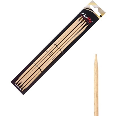 Drevené ponožkové ihlice Knitpro Basix Birch 20 cm 4,5 mm
