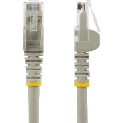 Startech N6LPATCH5MGR LSZH CAT6 Ethernet 10 Gigabit Snagless RJ45 100W PoE Network Patch with Strain Relief CAT 6 10GbE UTP 5m šedý