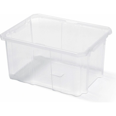 Prosperplast Plastový úložný box 600 x 400 x 265 bezfarebná