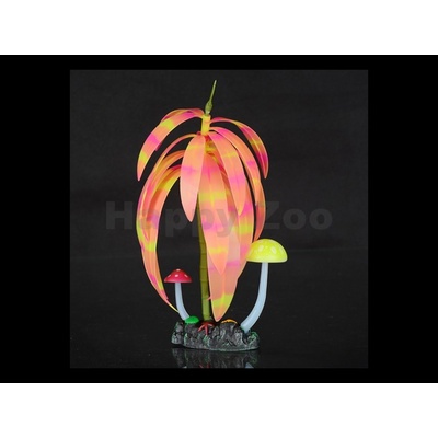 Aqua Lumo rostlina s proužky a houbami 7 x 3,2 x 19,5 cm
