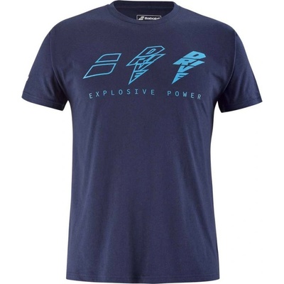 Babolat Drive cotton Tee blue