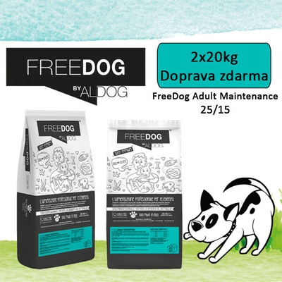 Freedog Adult Maintenance Medium & Maxi 2 x 20 kg
