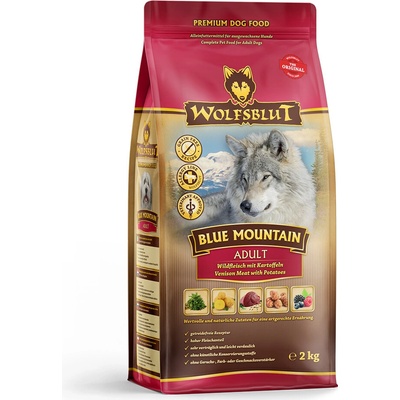 Wolfsblut Blue Mountain Adult zverina so zemiakmi 2 kg