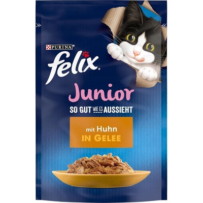 Felix Fantastic Junior s kuřetem v želé 26 x 85 g