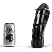 All black dildo black realistic 20 cm