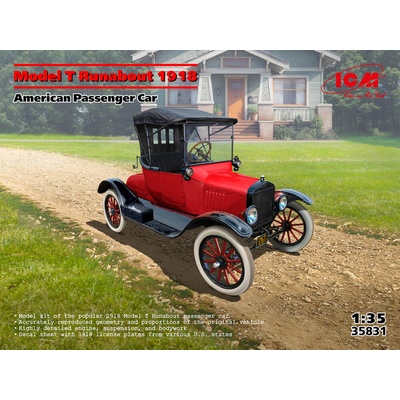 ICM Model T Runabout 1918 American Passenger Car 1:35