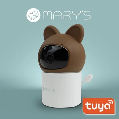 Eco Light Mary'S Otočná elektronická chůvička Medvídek hnědý WiFi TUYA
