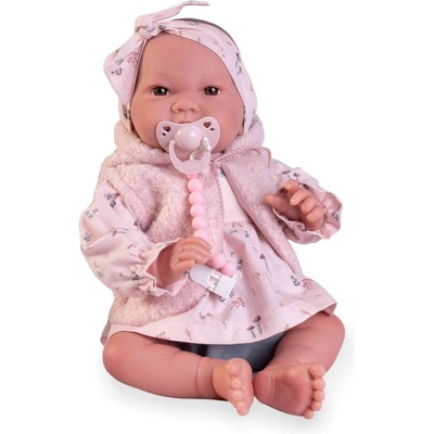 Antonio Juan 80322 SWEET REBORN NICA s měkkým látkovým tělem 42 cm
