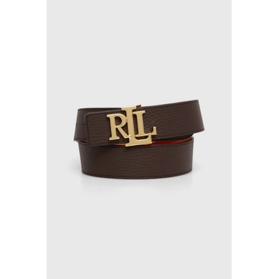 Ralph Lauren oboustranný kožený pásek Lauren dámský