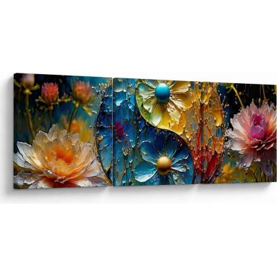 Obraz - Harmónia a rovnováha, trojdielne 90x30 cm