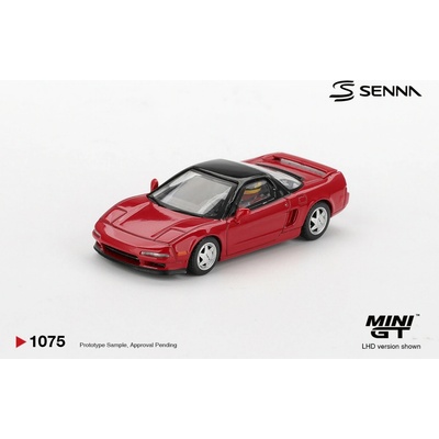 MINI GT Honda NS X Prototype Midship Sports 1989 Ayrton Senna w/ Figure 1:64