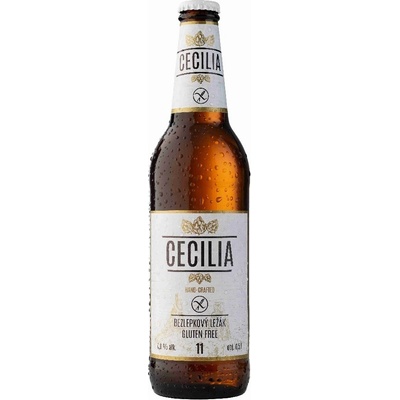 Rohozec 11 CECILIA bezlepkové pivo svět. ležák 4,8, % 0,5 l (sklo)